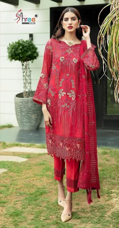 SHREE FABS S 319 PAKISTANI SUITS BEST PRICE