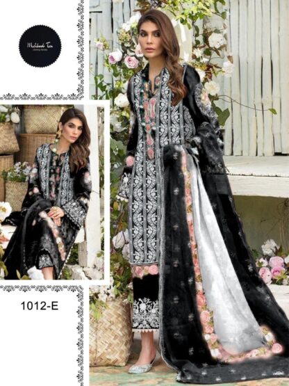 MEHBOB FAB 1012 E BLACK PAKISTANI SALWAR KAMEEZ 2021