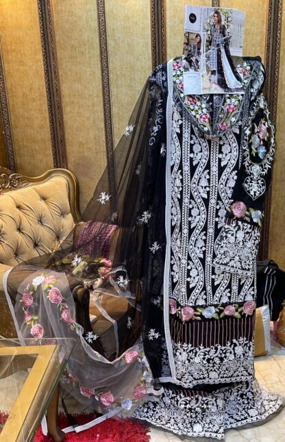 MEHBOB FAB 1012 E BLACK PAKISTANI SALWAR KAMEEZ 2021