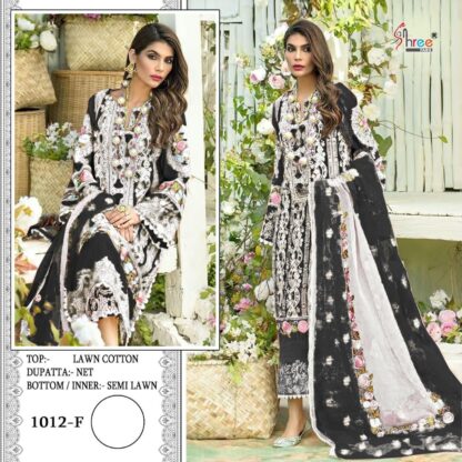 SHREE FABS 1012 F BLACK PAKISTANI SUITS MANUFACTURER