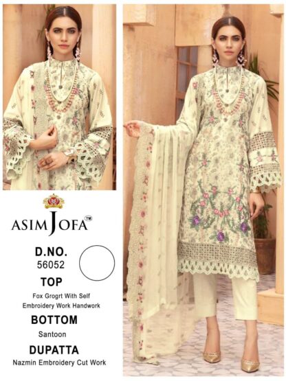 ASIM JOFA 56052 PAKISTANI SUITS LATEST COLLECTION