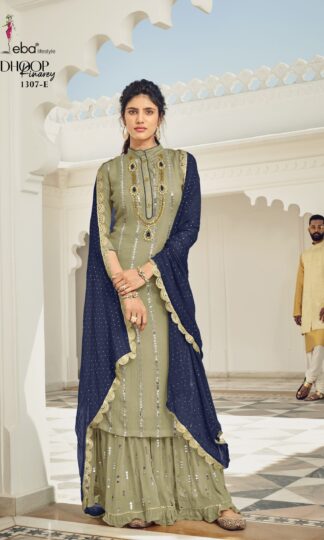 EBA LIFESTYLE DHOOP KINAREY COLOUR 1307 E SALWAR KAMEEZ IN SINGLEEBA LIFESTYLE DHOOP KINAREY COLOUR 1307 E SALWAR KAMEEZ IN SINGLE