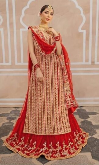 PRIYAM 1 RED PAKISTANI SALWAR KAMEEZ WHOLESALER SURAT