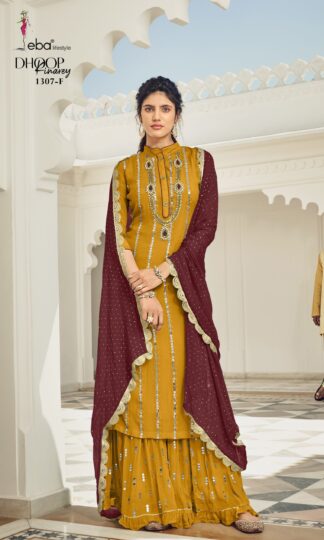 EBA LIFESTYLE DHOOP KINAREY COLOUR 1307 F SALWAR KAMEEZ SUPPLIEREBA LIFESTYLE DHOOP KINAREY COLOUR 1307 F SALWAR KAMEEZ SUPPLIER