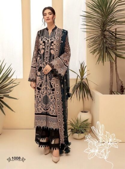 SANIYA TRENDZ BLOCKBUSTER VOL 1 1008 PAKISTANI SUITS WHOLESALER