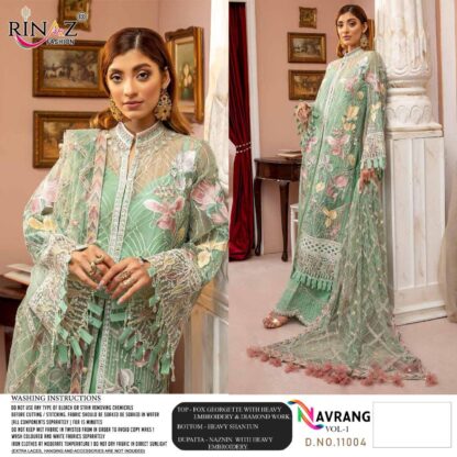 RINAZ FASHION 11004 NAVRANG VOL 1 PAKISTANI SUITS DEALER