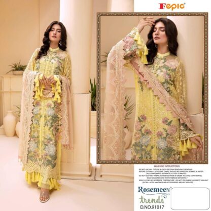 FEPIC ROSEMEEN 91017 TRENDS PAKISTANI SUITS MANUFACTURER