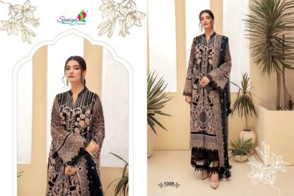 SANIYA TRENDZ BLOCKBUSTER VOL 1 1008 PAKISTANI SUITS WHOLESALER