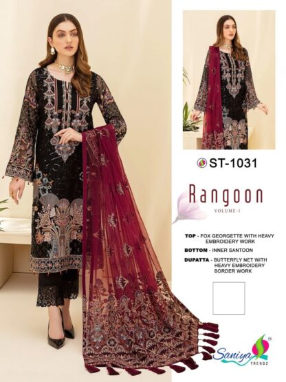 SANIYA TRENDZ ST 1031 RANGOON VOL 1 SALWAR KAMEEZ