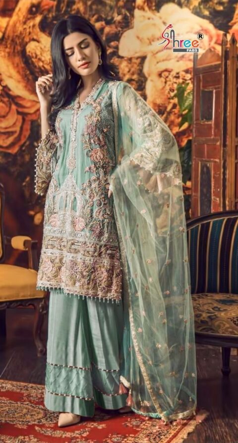 SHREE FABS S 381 PAKISTANI SUITS BEST PRICE