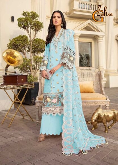 G ZAHRA GZ 2617 E DEISGNER SUITS AT BEST PRICE