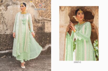 HOOR TEX 23007 C GULAB COLOUR 1 PAKISTANI SUITS SUPPLIER