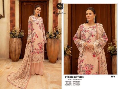 VS FASHION 154 PAKISTANI SUITS WHOLESALE SURAT