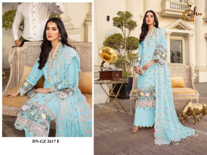 G ZAHRA GZ 2617 E DEISGNER SUITS AT BEST PRICE