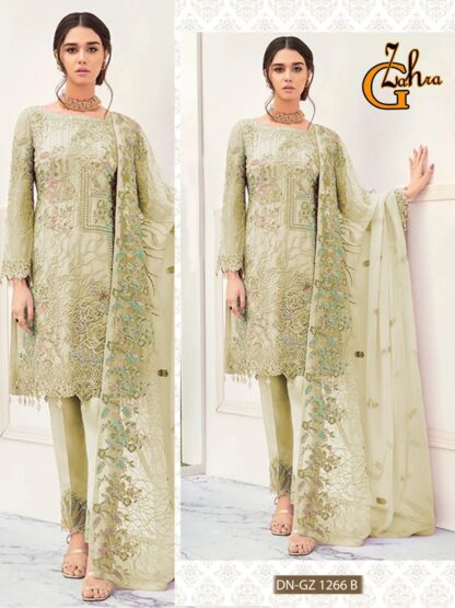 G ZAHRA GZ 1266 C PAKISTANI SUITS WHOLESALER