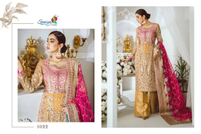 SANIYA TRENDZ 1022 MAYRUM N MARIA LUXURY COLLECTION PAKISTANI SUITS BEST PRICE