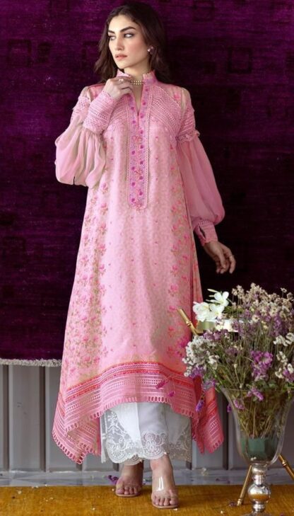 ZUNAIRAH FABS ZF 101 PINK KURTIS WHOLESALER