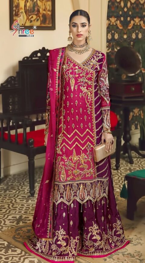 SHREE FABS S 406 PAKISTANI SUITS LATEST COLLECTION