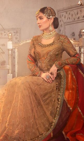 DEEPSY 1267 MARIA B EMBROIDERED 21 GOWN PAKISTANI SUITSDEEPSY 1267 MARIA B EMBROIDERED 21 GOWN PAKISTANI SUITS