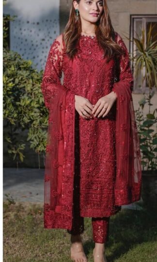FEPIC ROSEMEEN C 1174 A RED PAKISTANI SUITS BEST PRICEFEPIC ROSEMEEN C 1174 RED PAKISTANI SUITS BEST PRICE