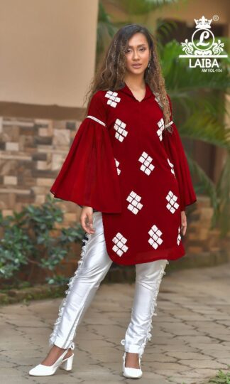 LAIBA AM VOL 104 REAYMADE KURTIS WHOLESALER