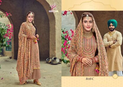 MISHAAL FAB 8016 C SALWAR KAMEEZ MANUFACTURER IN SURAT