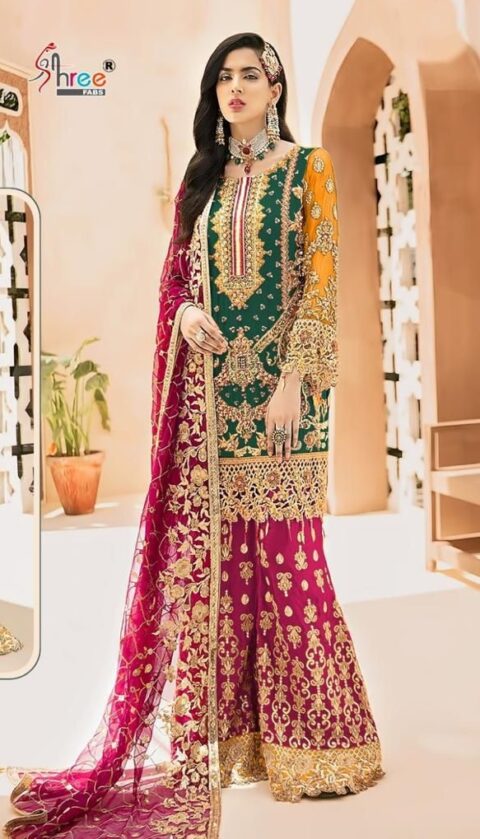 SHREE FABS S 345 E PAKISTANI SUITS LATEST COLLECTION