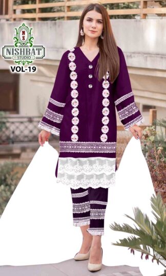 NISHBAT STUDIO VOL 19 KURTIS LATEST COLLECTION