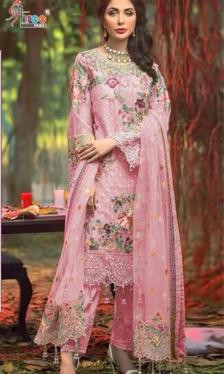 SHREE FABS S 380 PINK SALWAR KAMEEZ WHOLESALERSHREE FABS S 380 PINK SALWAR KAMEEZ WHOLESALER
