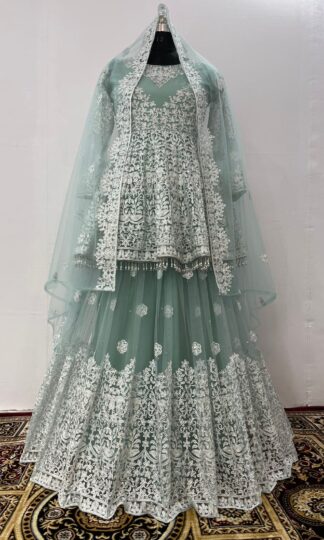 THE LIBAS HEAVY EMBROIDERY WORK TOP LEHENGA
