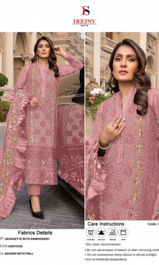 DEEPSY D 143 PINK PAKISTANI SUITS ONLINE SHOPPING