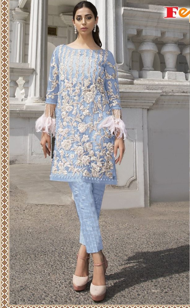 Embroidered Cotton Short Kurti With Sharara And Dupatta at Rs 1295/piece in  Noida