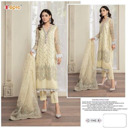 FEPIC ROSEMEEN C 1145 B PAKISTANI SUITS WHOLESALER SURAT - Image 2