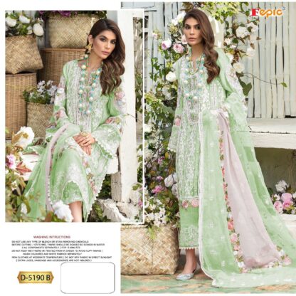 FEPIC ROSEMEEN D 5190 B PAKISTANI SUITS WHOLESALER SURAT