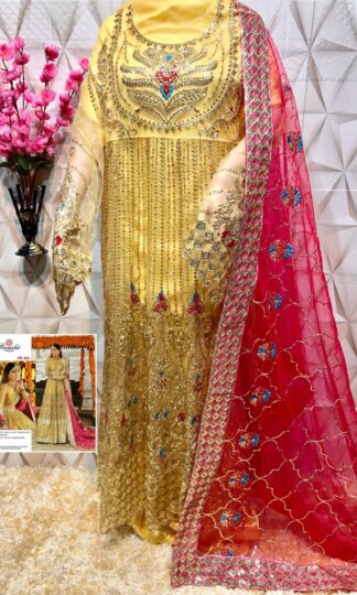 RAMSHA R 482 SINGLE PIECE PAKISTANI SUITS ONLINE