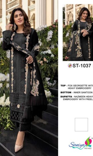 SANIYA TRENDZ ST 1037 B SALWAR KAMEEZ WHOLESALER