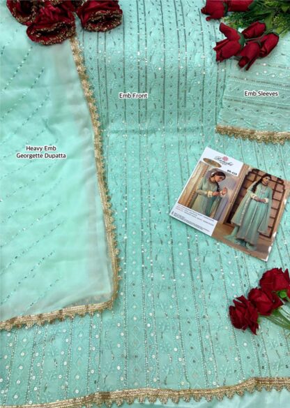 RAMSHA R 439 PAKISTANI SUITS MANUFACTURER SURAT