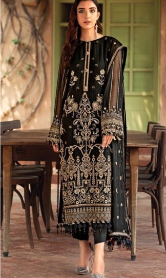CROSS STITCH 5914 PAKISTANI SUITS SINGLE PIECE