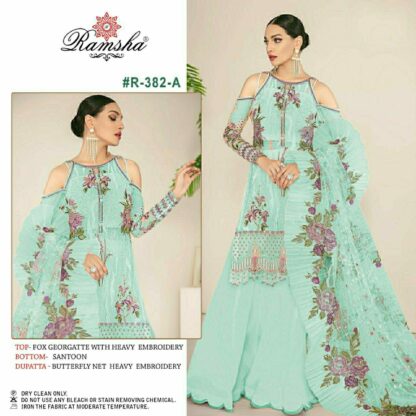 RAMSHA R 382 A PAKISTANI DRESSES - Image 2