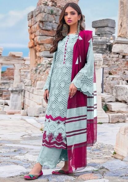 SANIYA TRENDZ 401 E ZAINAB CHOTTANI COLOUR EDITION DESIGNER SALWAR KAMEEZ