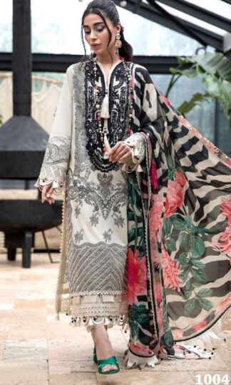 SHRADDHA DESIGNER 1004 SANA SAFINAZ MUZLINE SPRING VOL 1 PAKISTANI SUITS ONLINE