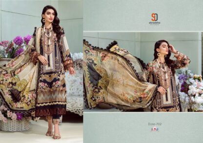 SHRADDHA VINTAGE VOL 7 702 COTTON DRESSES MATERIAL - Image 2