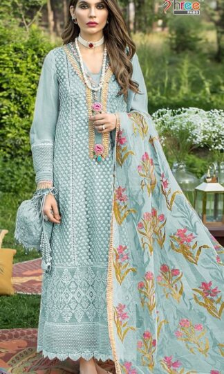 SHREE FABS S 334 B PAKISTANI SUITS MANUFACTURER