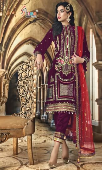 SHREE FABS S 441 D PAKISTANI SUITS WHOLESALER