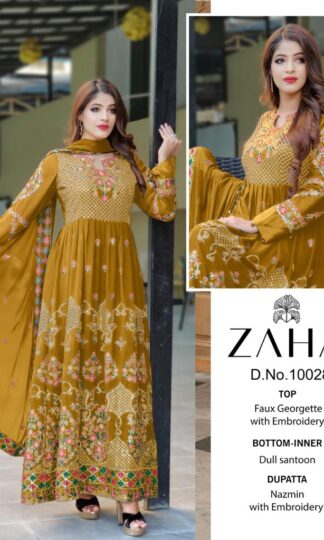 ZAHA 10028 F PAKISTANI SUITS WHOLESALERZAHA 10028 F PAKISTANI SUITS WHOLESALER