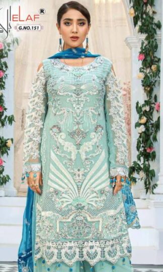 ELAF 151 PAKISTANI SALWAR KAMEEZ WHOLESALER SURAT