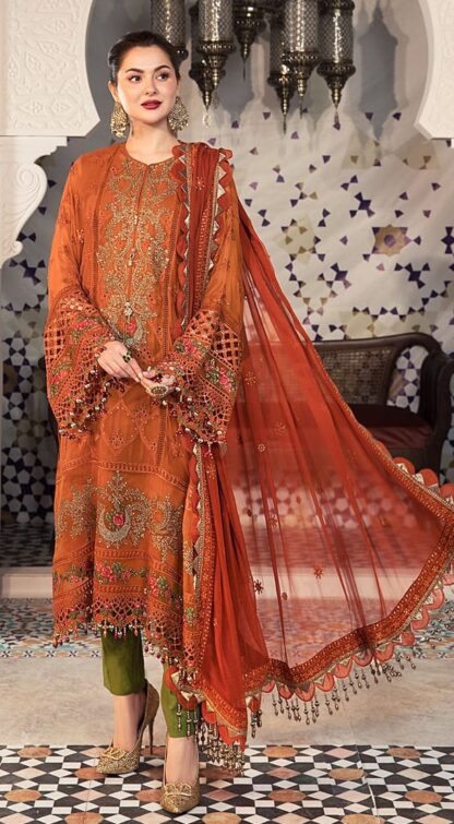 MUSHQ M 129 PAKISTANI SUITS SINGLE PIECE