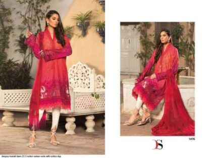 DEEPSY 1475 MARIA B LAWN 22-2 PAKISTANI SUITS ONLINE SHOPPING - Image 2