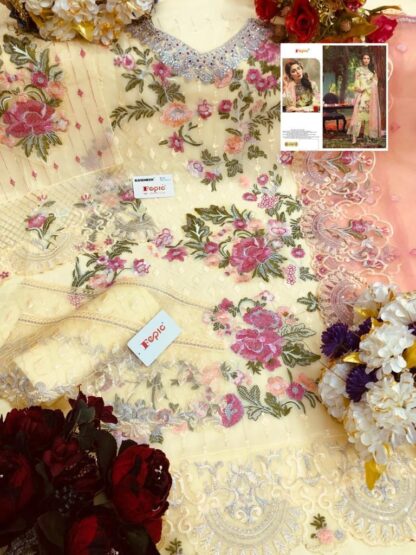 FEPIC ROSEMEEN D 5167 C YELLOW PAKISTANI SUITS WHOLESALER - Image 2