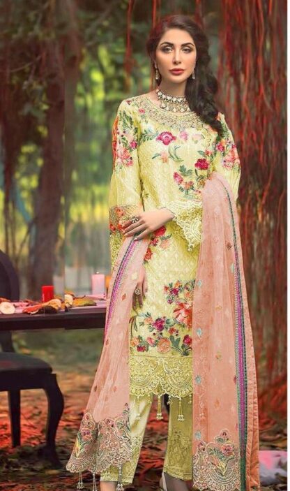 FEPIC ROSEMEEN D 5167 C YELLOW PAKISTANI SUITS WHOLESALER